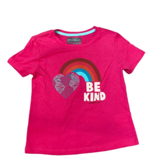 Eddie Bauer Youth Girls 3-Pack T-Shirt Set - Pink, (6) Size Small, Comfort Blend - Picture 3 of 4